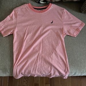 Nautica Light Pink Crew Neck Tee (Size: Kid’s L)